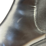 Gucci Black Kingsnake Leather Chelsea Ankle Boots