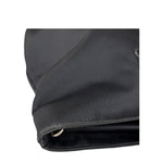 Fendi Vintage Black Nylon Leather Trim FF Roll Tote Bag