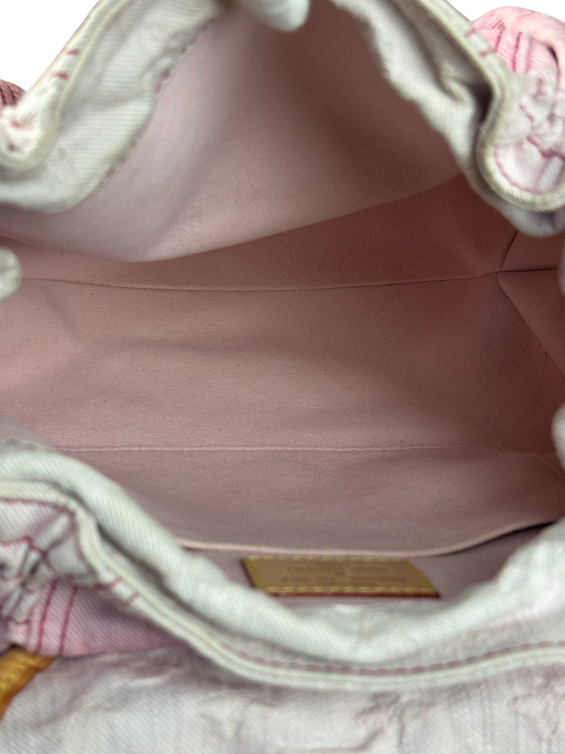 Louis Vuitton Pink Denim Monogram Sunshine Crossbody Bag
