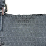 Fendi FF Black Canvas Logo Tote