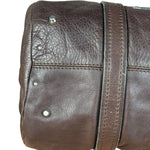 Chloé Brown Leather Mr. Paddington Boston Bag