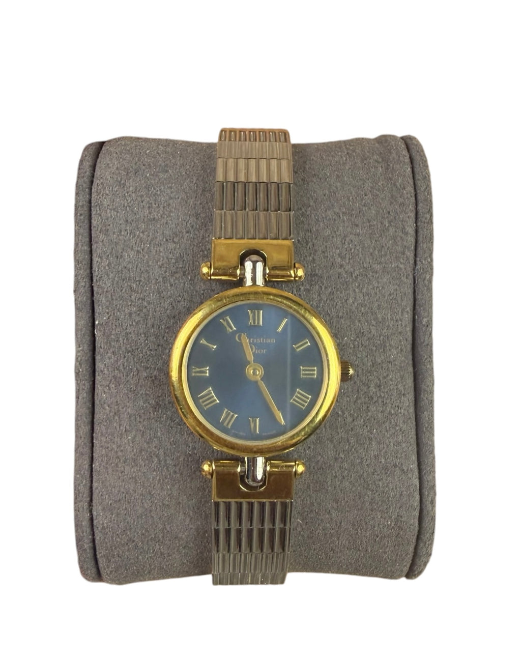 Christian Dior Blue Roman Numeral Dial 2-Tone