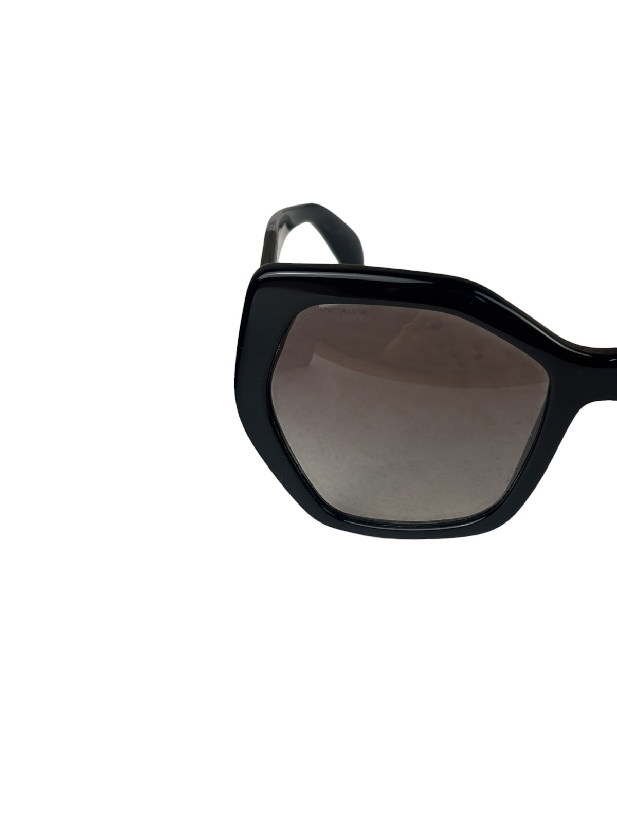 Prada Black Acetate Oversized Sunglasses