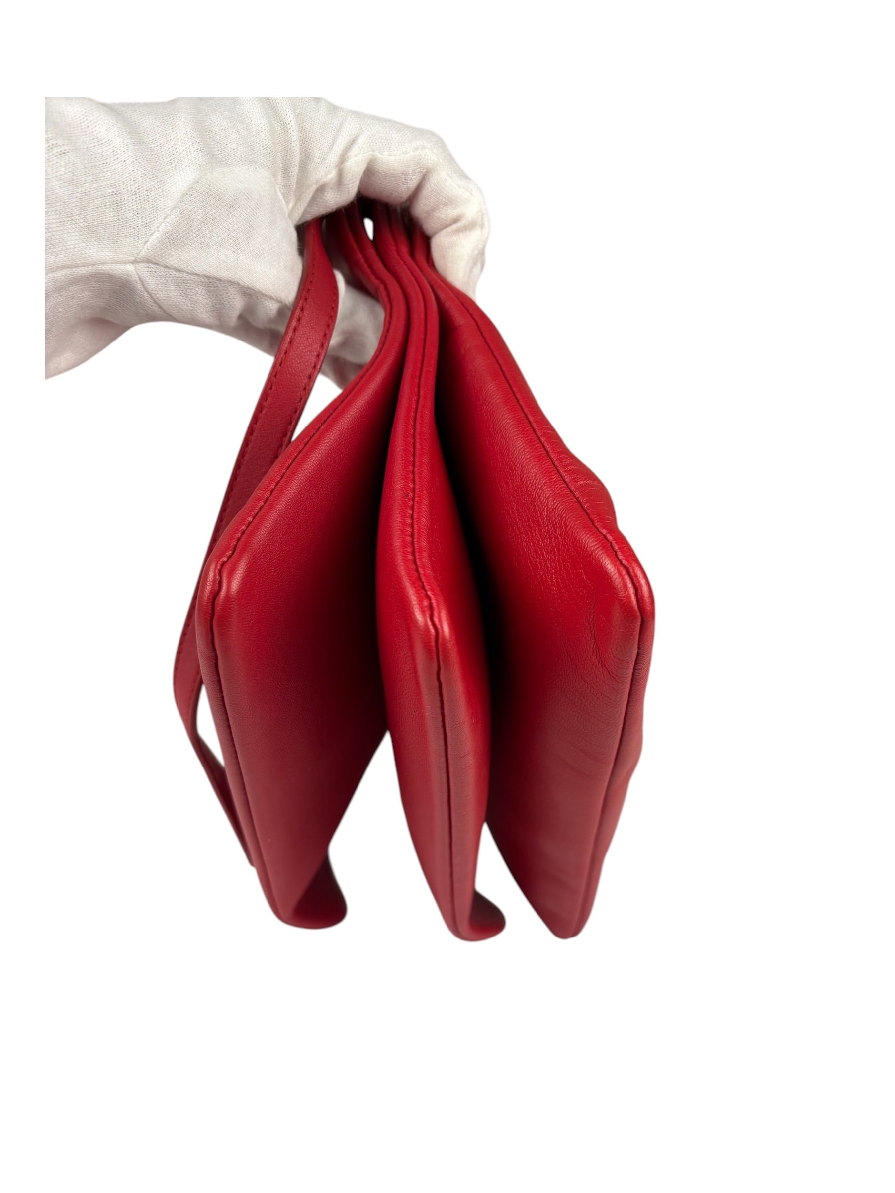 Celine Red Leather The Row 90's Shoulder Bag
