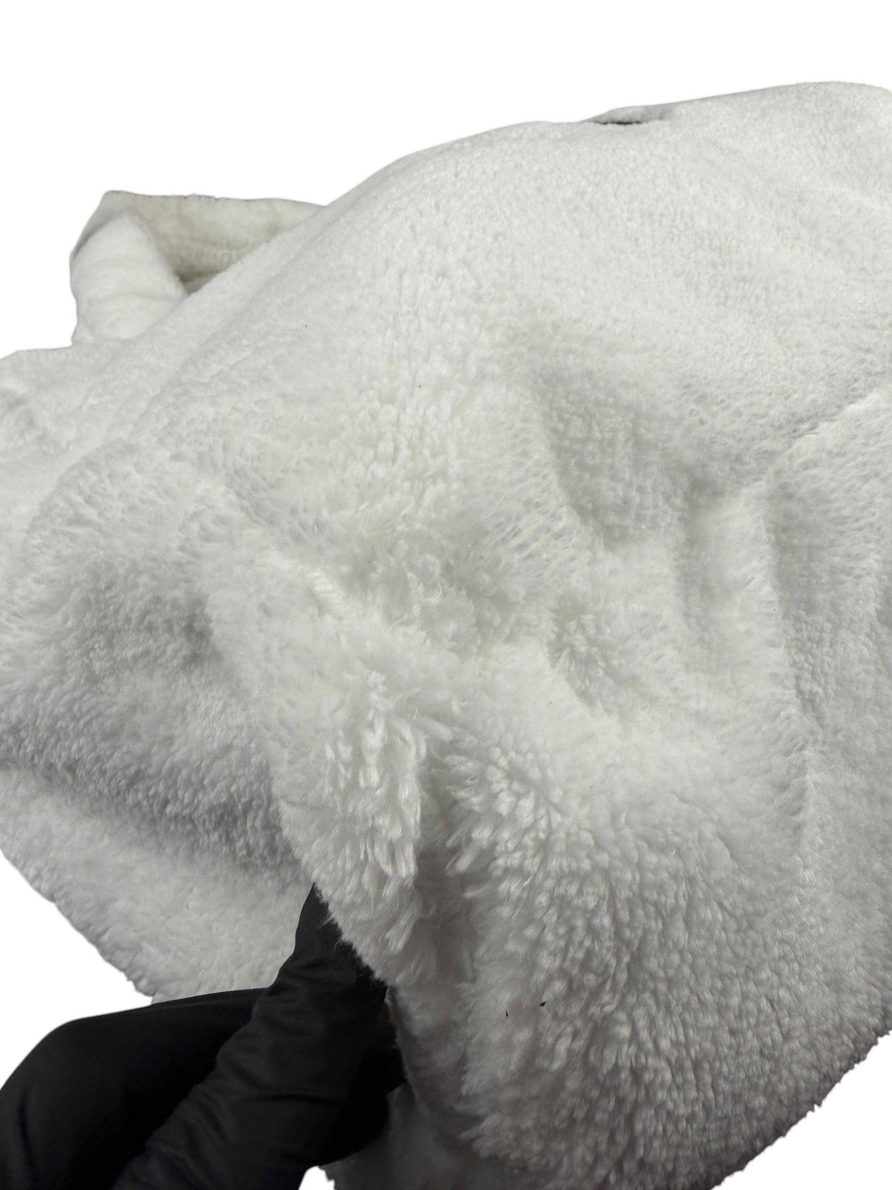 Prada White Terry Cloth Spugna Tote Bag