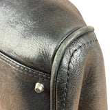 Chloe Black Tweed Leather Paddington Shoulder Bag