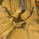 Chloe Yellow Leather Paddington Shoulder Bag