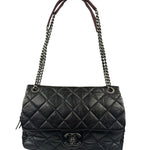 Chanel Black Quilted Calfskin Portobello Flap Bag 2013