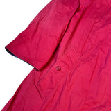 Burberry Vintage Red/Navy Check Mid Length Coat