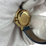 Gucci Vintage Leather Reverso Turn Face Wristwatch