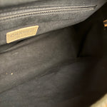 Chanel Vintage Patent Chocolate Bar Bowler Bag