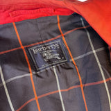 Burberry Vintage Red/Navy Check Mid Length Coat