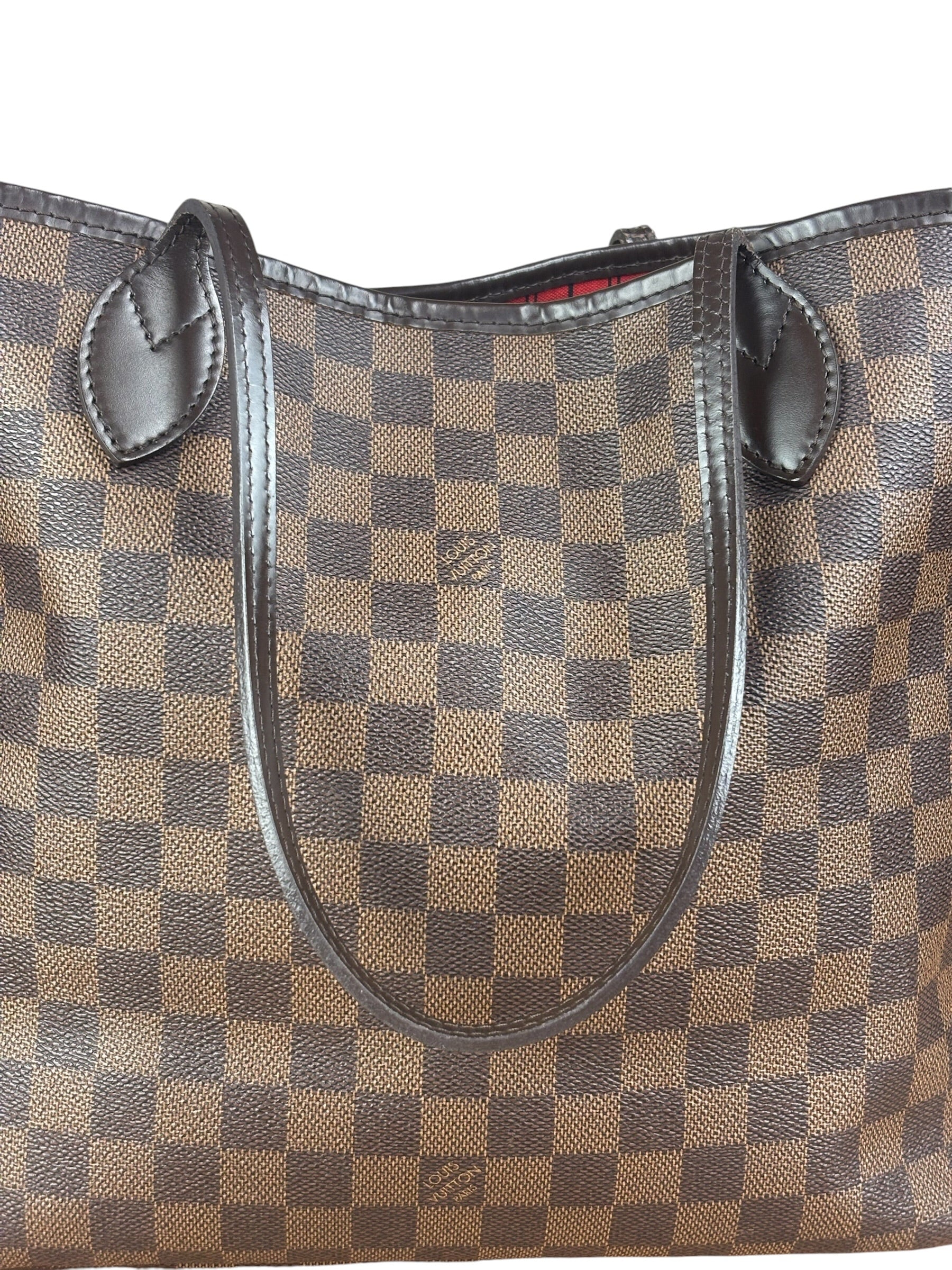 Louis Vuitton Damier Ebene Monogram Neverfull MM