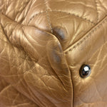 Chanel Gold Quilted Lambskin Lady Braid Flap Bag 2005