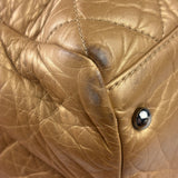 Chanel Gold Quilted Lambskin Lady Braid Flap Bag 2005
