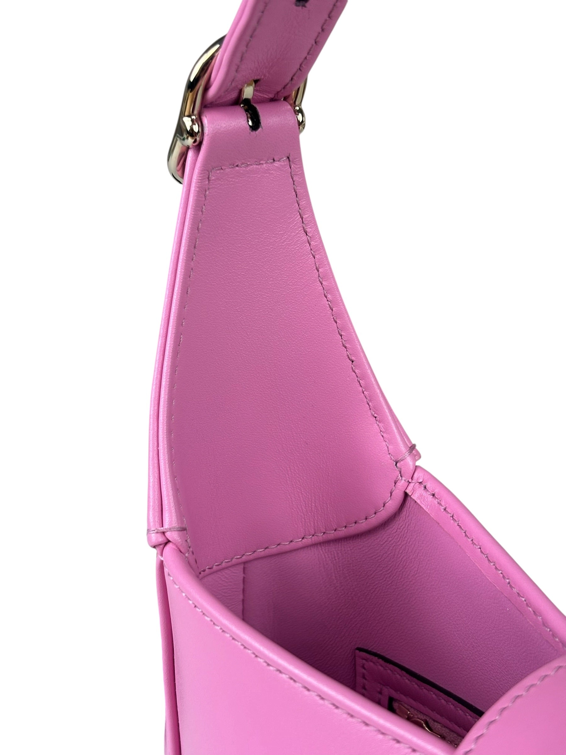 Gucci Pink Leather Jackie 1961 Hobo Bag