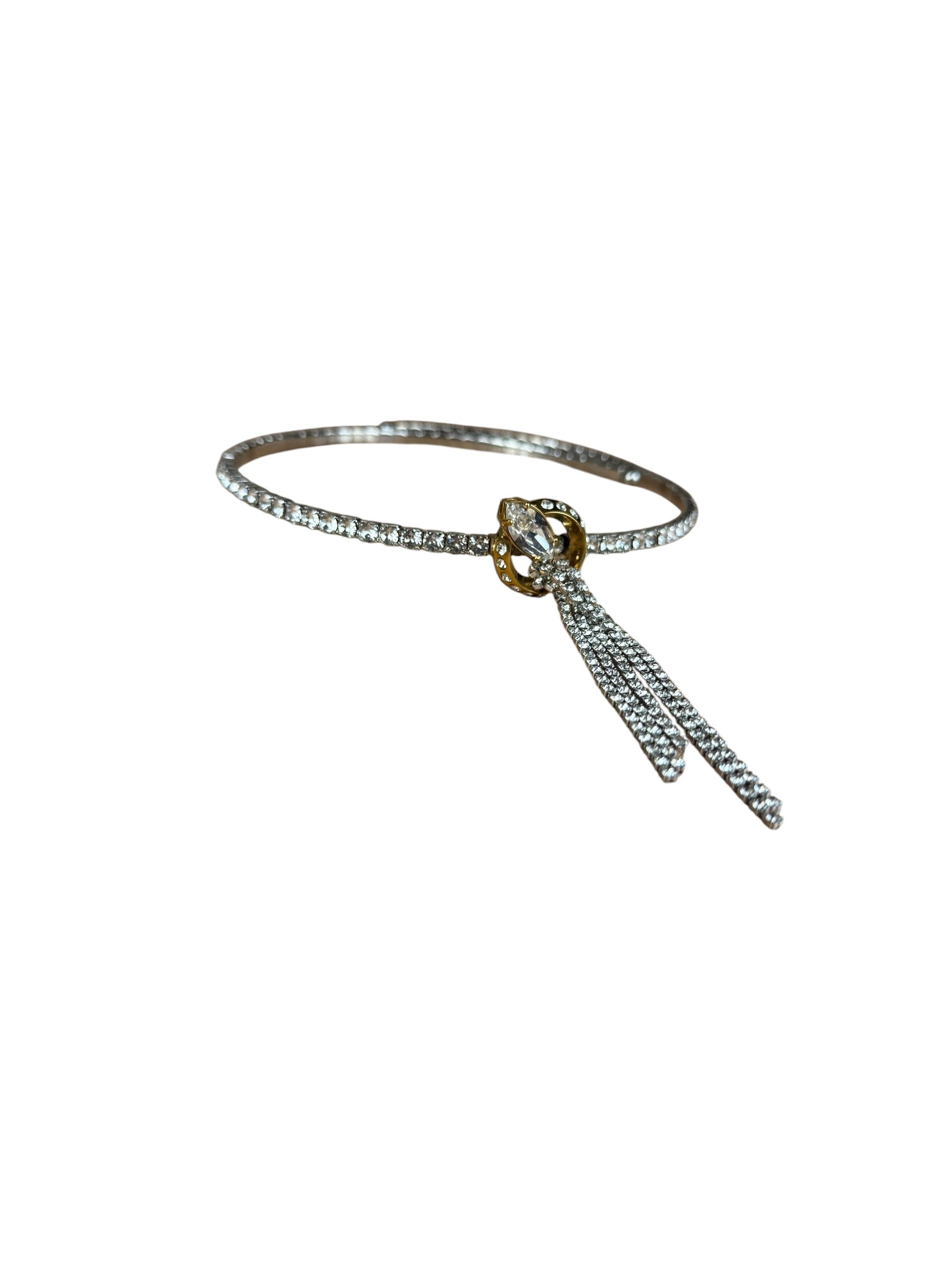 Miu Miu Crystal Jewel Fringe Choker