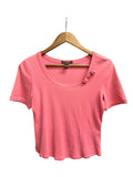 Vintage Louis Vuitton Pink Cotton Bow T-Shirt