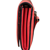 Loewe Red/Pink Leather Trifold Long Wallet