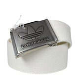 Balenciaga X Adidas White Canvas Belt