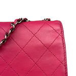Chanel Pink Quilted Leather Accordion Flap Bag 2014