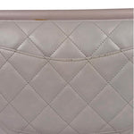 Chanel Light Lilac Calfskin Leather Quilted Flap Chain Bag