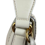 Gucci Limited Edition White Leather Marrakech Satchel Shoulder Bag