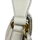 Gucci Limited Edition White Leather Marrakech Satchel Shoulder Bag