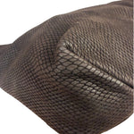Loewe Vintage Brown Python Embossed Tote