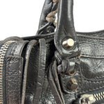 Balenciaga Grey Calfskin Mini Le City Bag