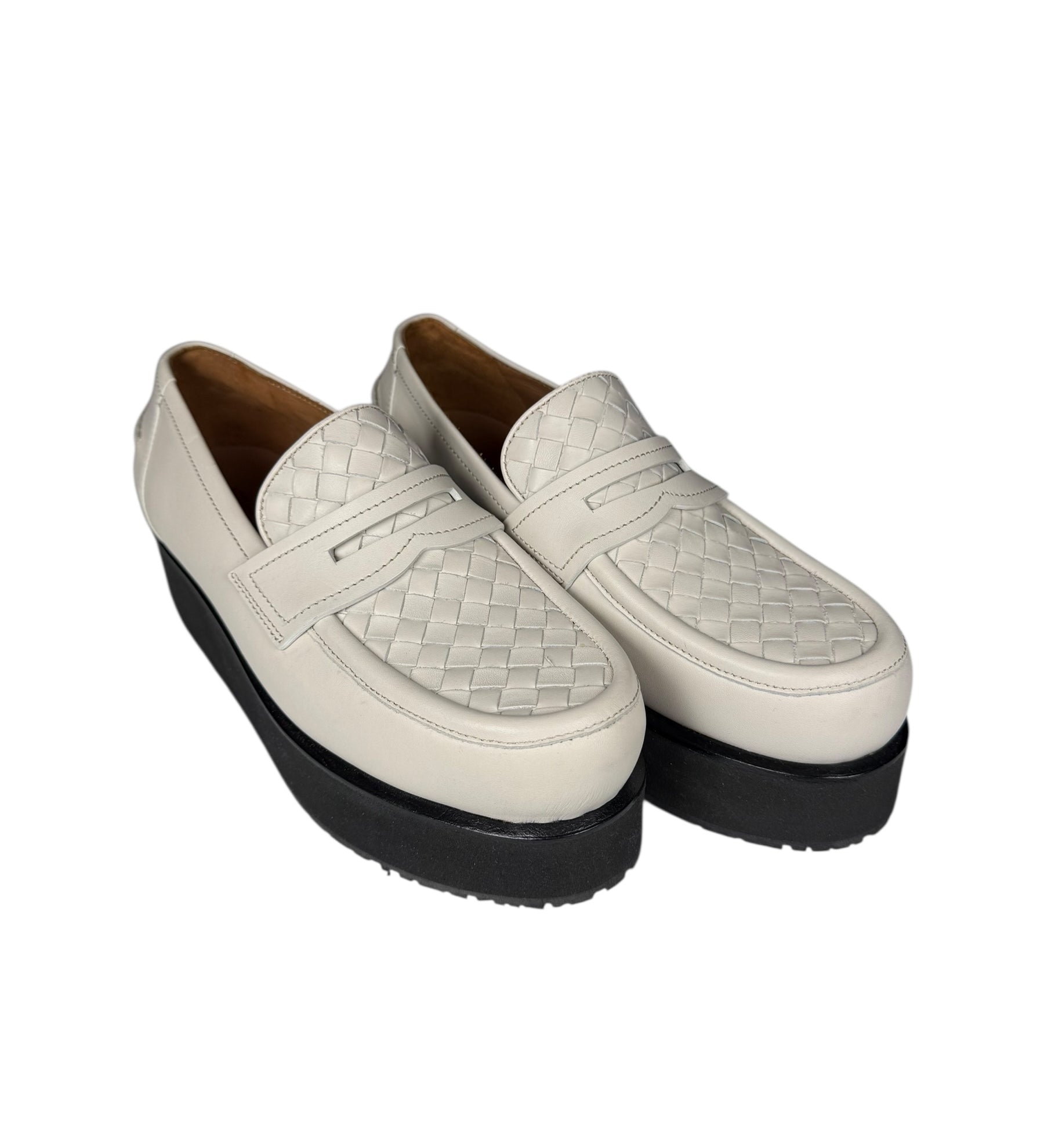 Bottega Veneta Intrecciato Platform Loafers