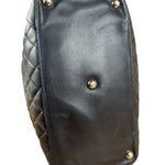 Chanel Black Leather Cambon Ligne Tote 2003