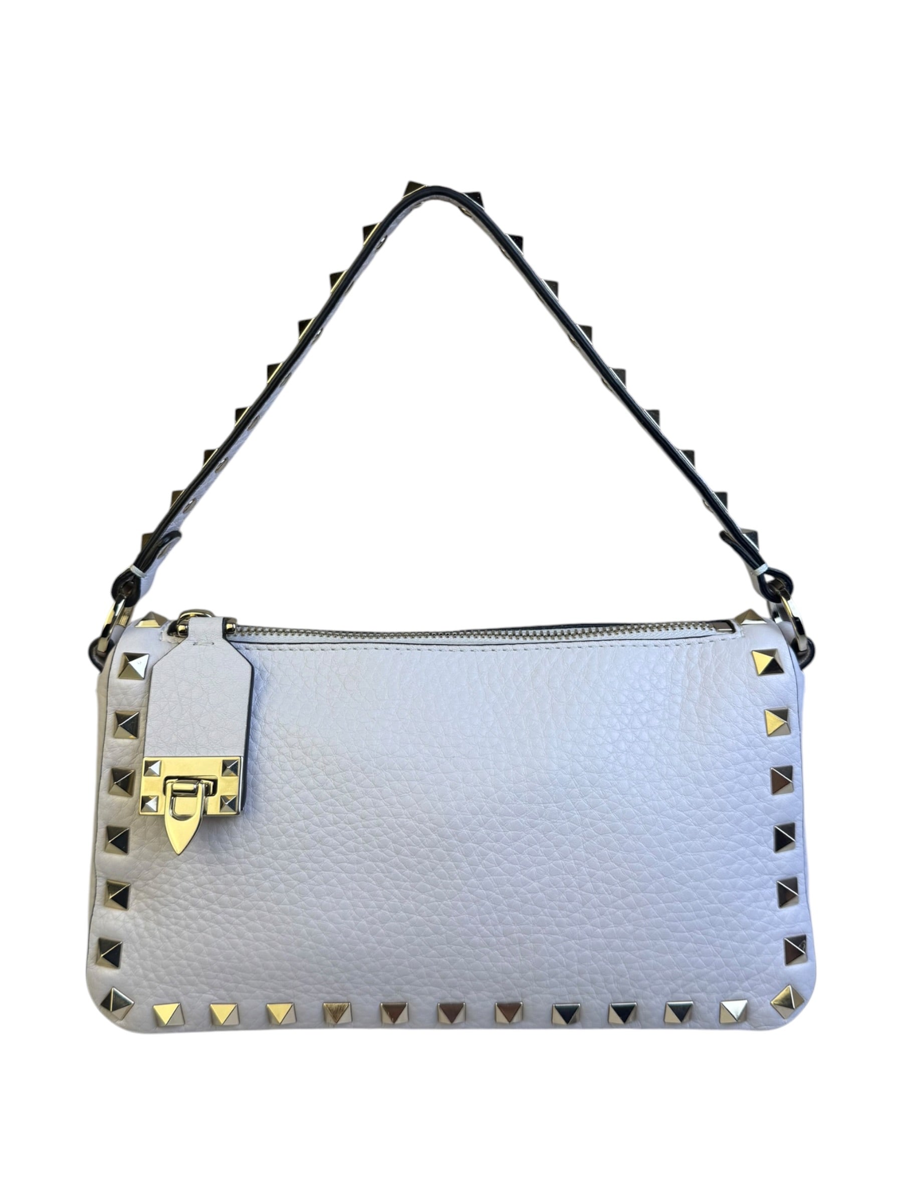 Valentino Garavani Calfskin Small Rockstud Two-Way Bag