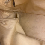 Chanel Cream Chevron Leather Outdoor Ligne Shoulder Bags  2005