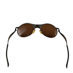 Chanel Steampunk Oval Gold Logo Sunglasses
