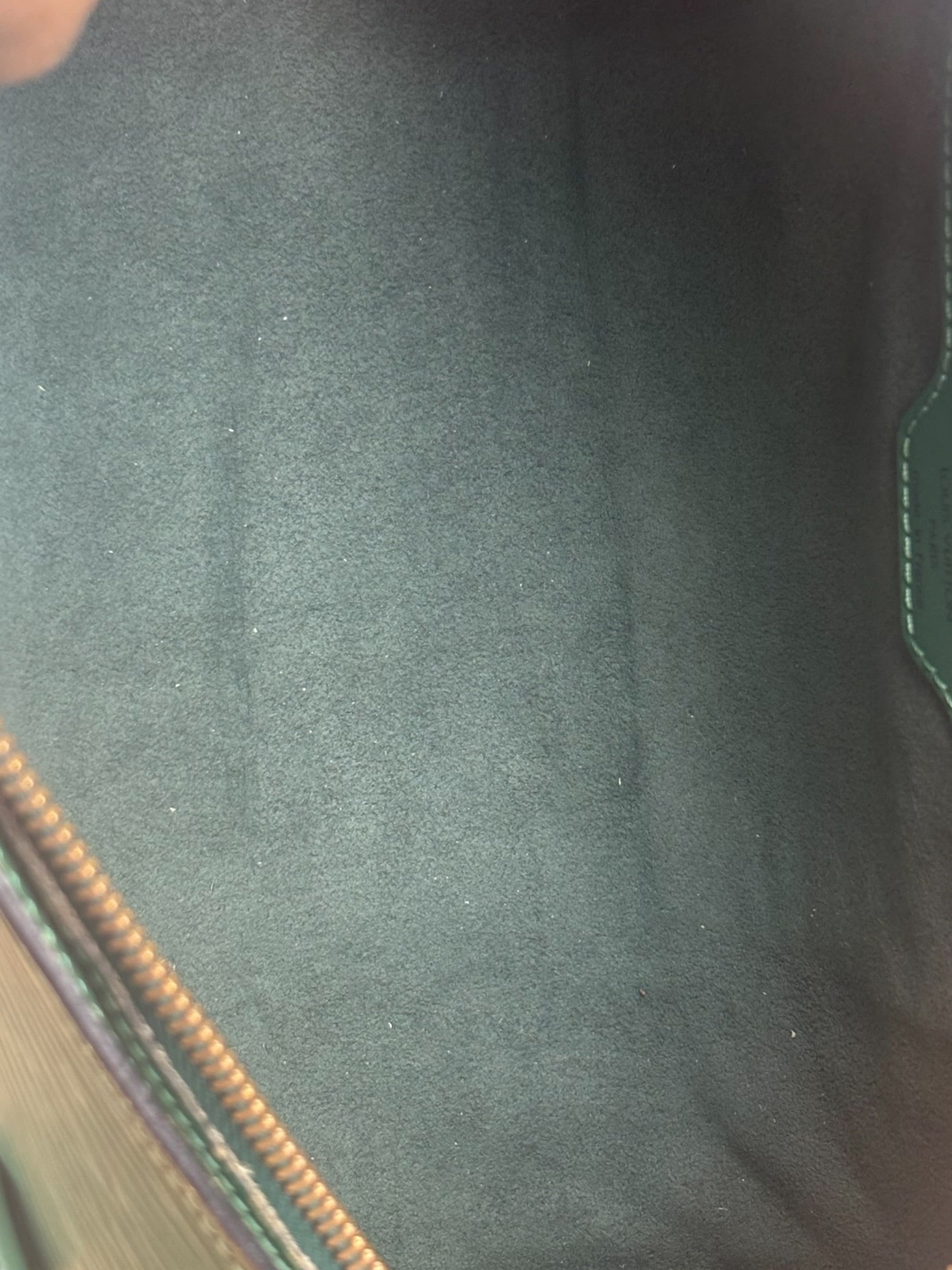 Louis Vuitton Green Epi Soufflot Handbag