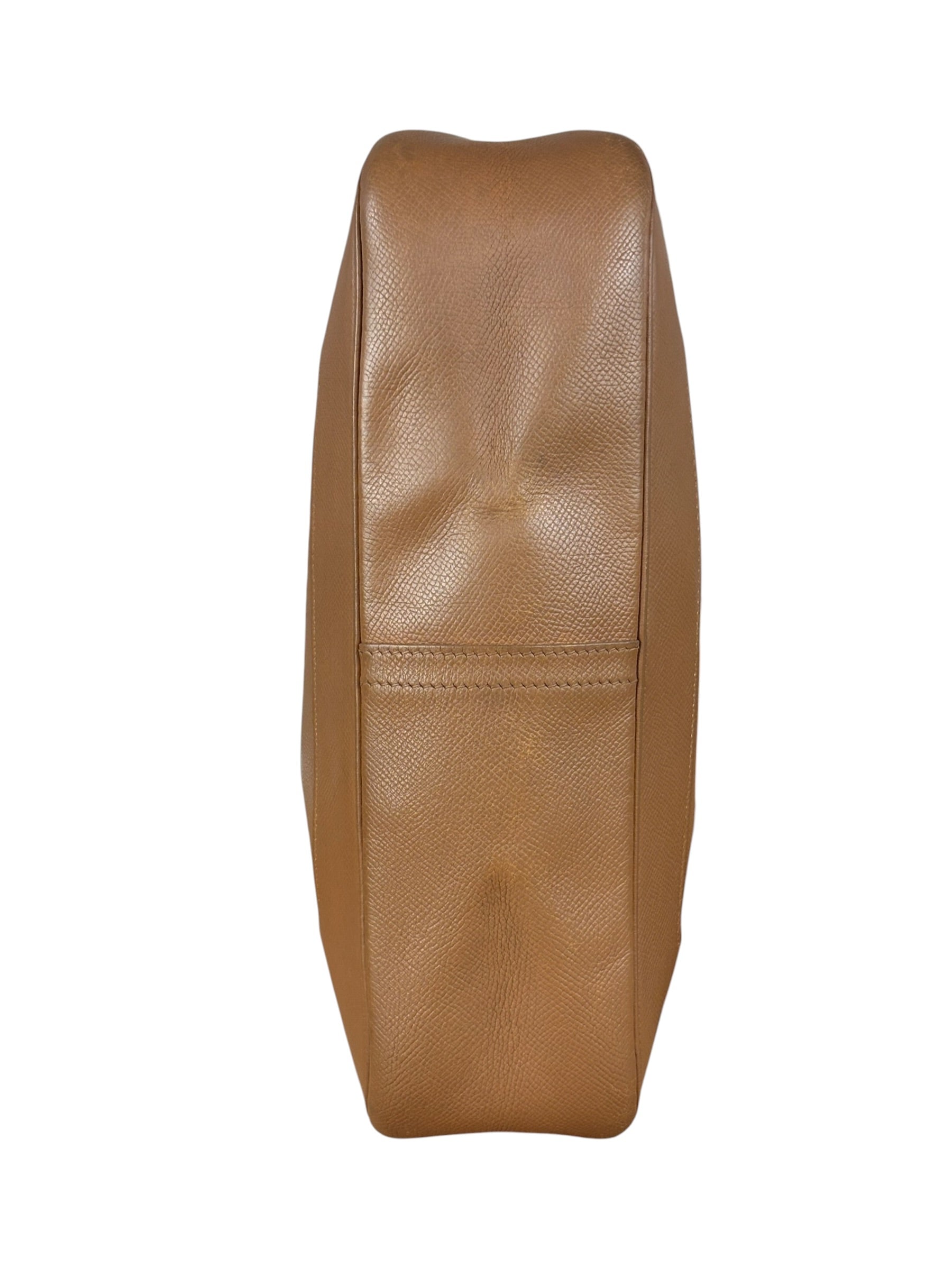 Hermes Vintage Tan Brown Leather Shoulder Bag