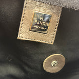 Fendi Grey Wool Mamma Baguette