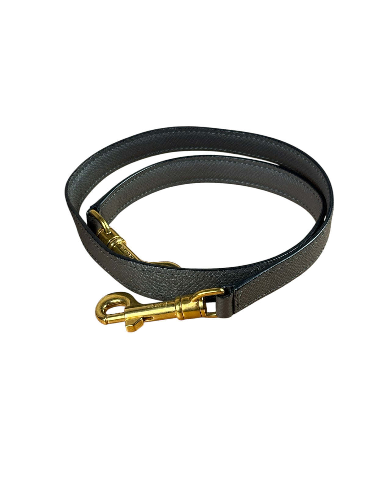 Celine Grey Leather Two-Way Belt Bag