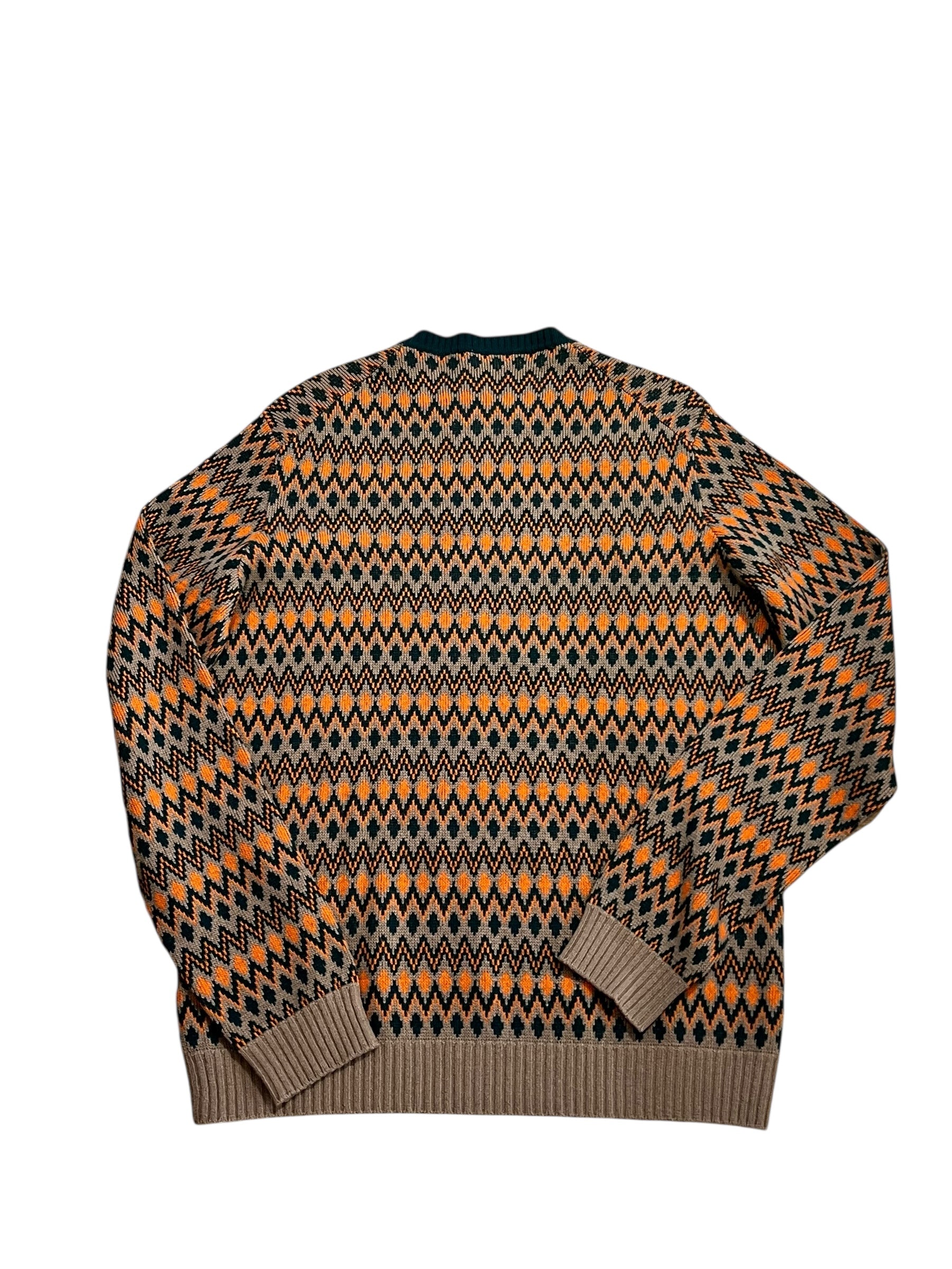 Prada 2018 Wool/Cashmere Patterned Sweater