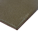 Hermes Vert Loden Calfskin Tarmac Passport Holder