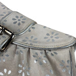 Celine Grey/Silver Suede/Leather Daisy Pochette
