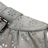 Celine Grey/Silver Suede/Leather Daisy Pochette
