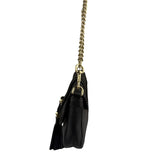 Gucci Black Leather Marrakech Evening Shoulder Bag
