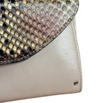 Salvatore Ferragamo Multi-Toned Leather Python Gancini Continental Wallet