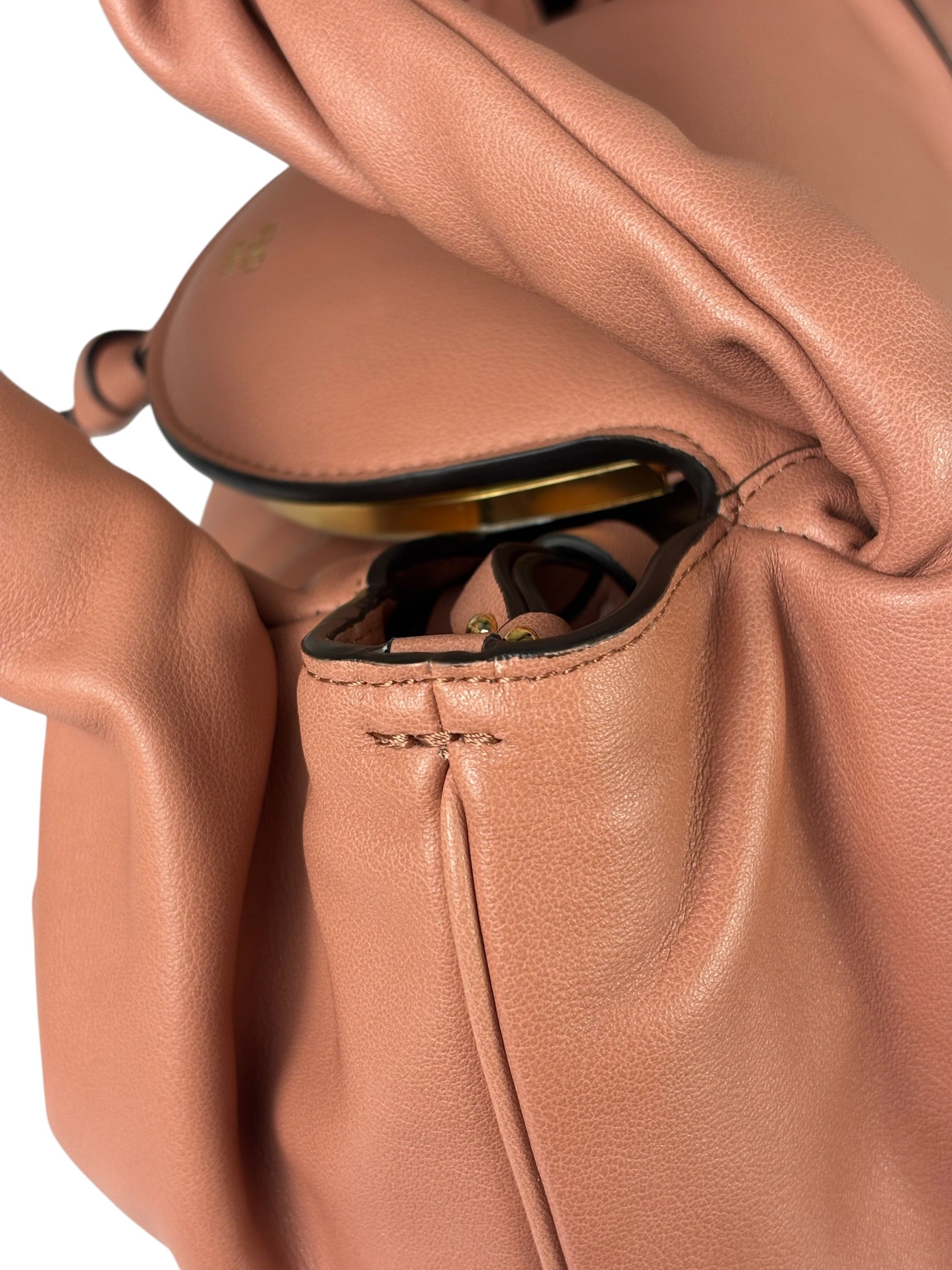 Fendi Pink Leather Spy Spice Mall Two-Way Bag