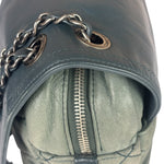 Chanel Sage Green Quilted Leather Flap Bag 2011