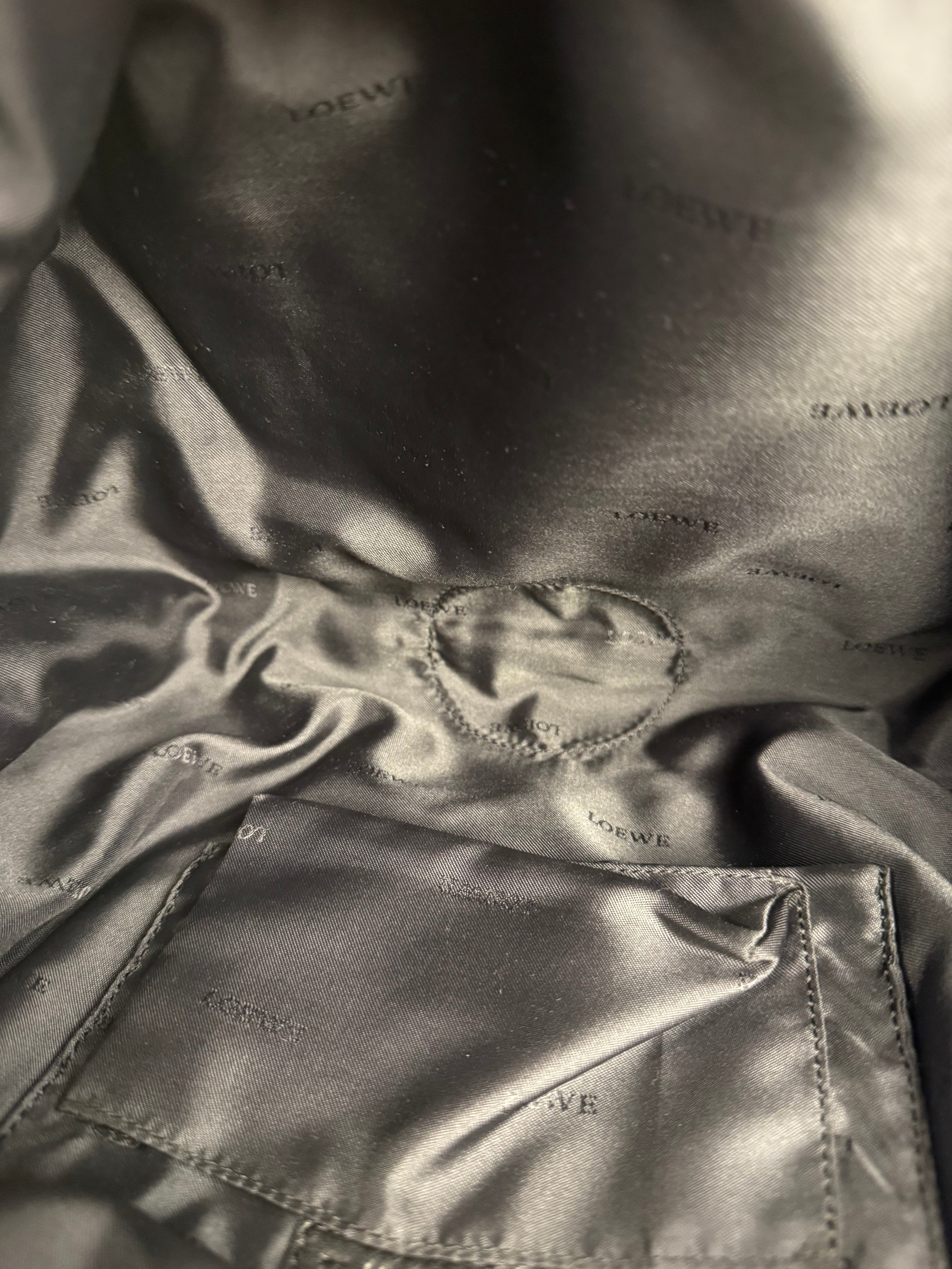 Loewe Black Leather Small Nappa Aire Handbag