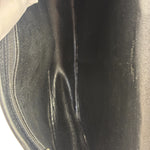 Christian Dior Vintage Black Leather Rounded Flap Bag