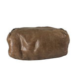 Balenciaga Brown Lambskin Day Moto Hobo Bag